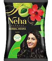 Хна-фарба індійська для волосся NEHA HENNA (Неха Хена) чорна збагачена амлою та гібіскусом 10г