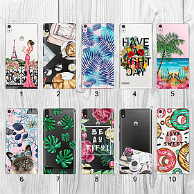 Силіконовий чохол із малюнком для Huawei Ascend P6 (new collection)