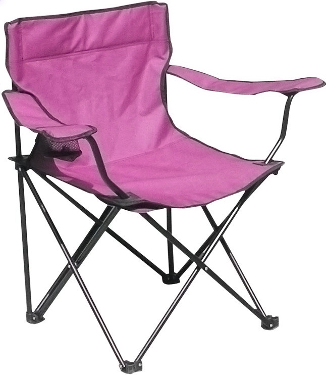 Розкладне крісло павук з підсклянником B15701, рожеве, фото 1