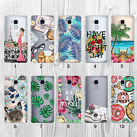 Силіконовий чохол з малюнком для Huawei Honor 5c / GT3 Dual Sim (new collection)
