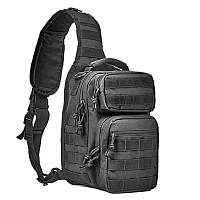 Сумка тактична через плече MHZ D14 800D, чорна