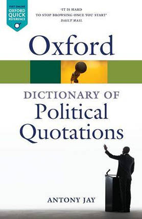Oxford Dictionary of Political Quotations, фото 1