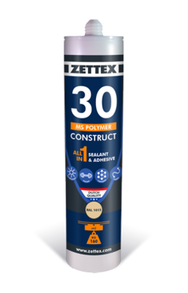 Полімер Zettex Construct MS Polymer 30 прозорий, 290 мл (111335)