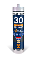 Полимер Zettex Construct MS Polymer 30 прозрачный, 290 мл (111335)