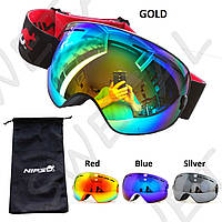 Горнолыжная маска золото черная Лыжные очки для взрослых и подростков Copozz AoFuson Nipsu