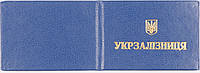 Бланк Укрзалізниця колір синій