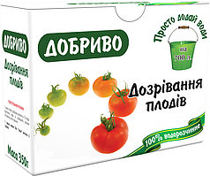 Водорозчинне безхлорне добриво для дозрівання плодів усіх видів культур у 350 г на 700 л води