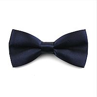 Краватка-метелик дитяча, атласна №14 (темно-синя)