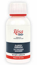 Лак акриловий глянцевий на водній основі 125 мл Rosa Studio, 750010101