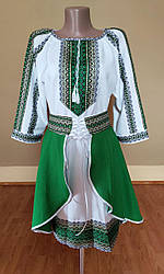 Костюм з вишивкою "Етнічний" зелений