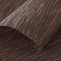 Рулонные шторы солнцезащитные Натюрель венге с натуральной фактурой тканевые ролеты