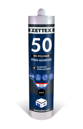 Полимер Zettex EPDM Adhesive MS Polymer 50 Черный, 290 мл (300215) - фото 1 - id-p1068203504