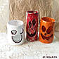 Подсвечник керамический  на Хеллоуин оранжевый, фото 4