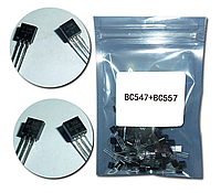 Комплект транзисторов 50 шт BC547 + BC557 по 25 штук
