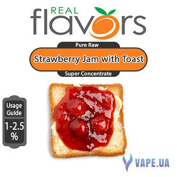 Ароматизатор Real Flavors Super Concentrate Strawberry Jam with Toast (Полуничний джем з тостами)