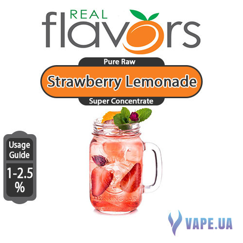 Ароматизатор Real Flavors Super Concentrate Strawberry Lemonade (Клубничный лимонад) - фото 1 - id-p1068119972