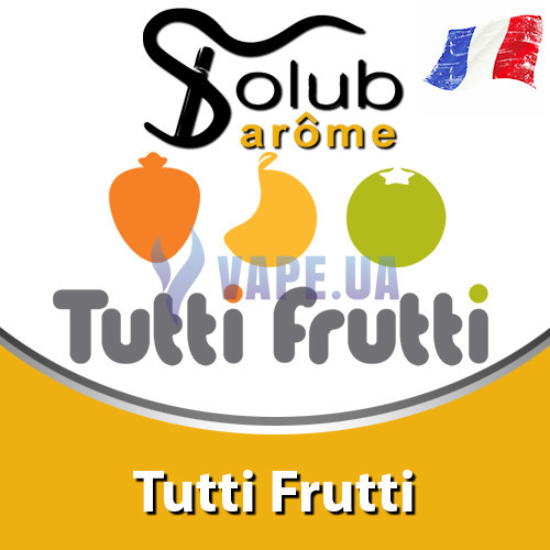 Ароматизатор Solub Arome - Tutti Frutti (Тутти-фрутти), 10 мл. - фото 1 - id-p1068119997