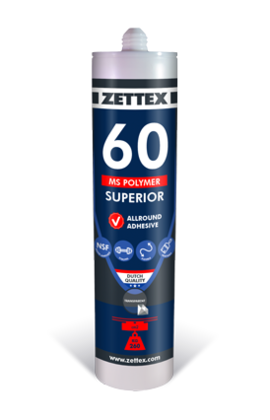АКЦИЯ !!!! Полимер Zettex Superior MS Polymer 60 прозрачный, 290 мл (495191) - фото 1 - id-p1068250710