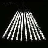 Світлодіодна Гірлянди Снігоспад (SNOWFALL) 30cm 8 шт. біла, фото 2