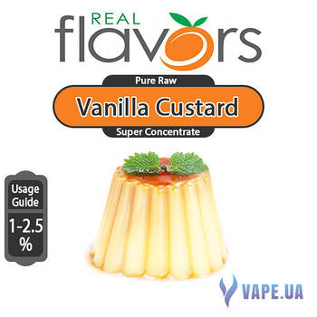 Ароматизатор Real Flavors Super Concentrate Vanilla Custard (Ванільний заварний крем), 10 мл