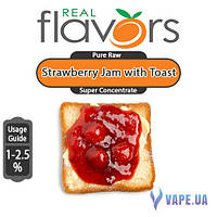 Ароматизатор Real Flavors Super Concentrate Strawberry Jam with Toast (Клубничный джем с тостами), 10 мл.