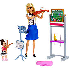 Лялька Барбі Вчитель музики Barbie Music Teacher FXP18