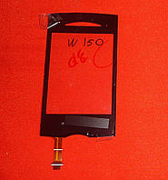 Тачскрин Sony Ericsson W150 сенсор для телефона черный