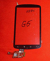 Тачскрін HTC A8180 Nexus One G5 сенсор для телефону чорний
