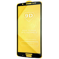 Защитное стекло DK Full Glue 9D для Motorola Moto G6 Plus (black)