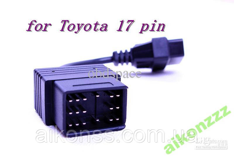 TOYOTA 17pin to 16pin OBD2 Перехідник