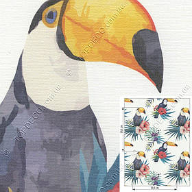 Рулонні штори Дитячі Тукан тропічний C-592