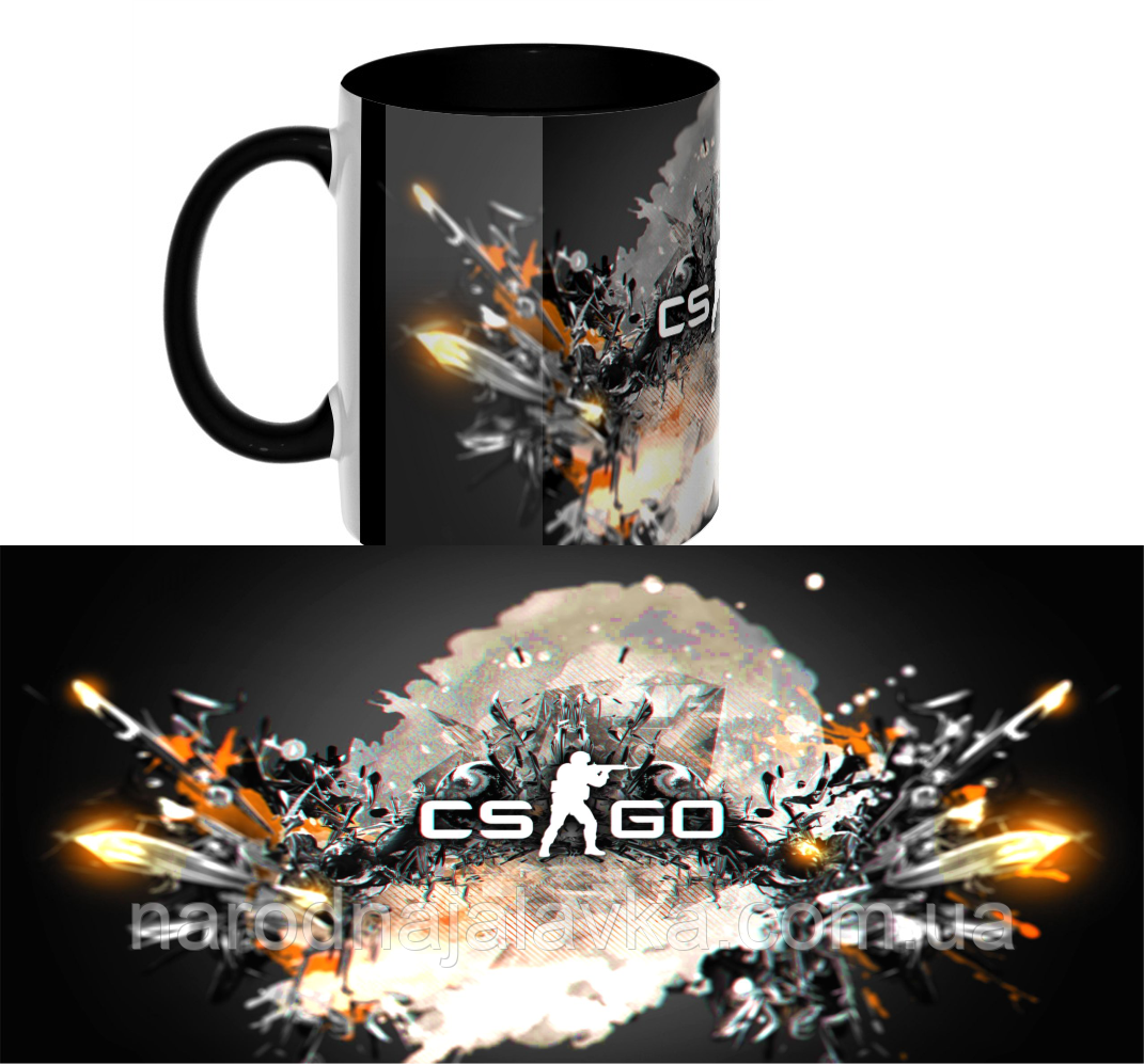 Чашка CS Go,Counter-Strike. з малюнком, 3D-кухоль
