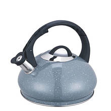 Чайник из нержавеющей стали со свистком - 3 л Edenberg EB-8812 Gray