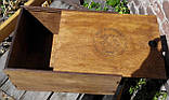 Декоративна коробка з дерева зістарена, фото 2
