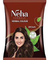 Хна-фарба індійська для волосся NEHA HENNA (Неха Хена) 20г коричнева (до 08.2024)