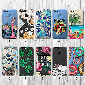 Силіконовий чохол із малюнком для Huawei Nova 2 Plus (new collection)