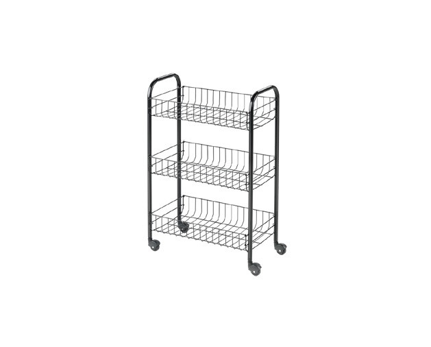 Етажерка METALTEX SIENA 3 рівня 41х23х63 см чорна (340633 073)