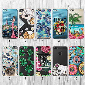 Силіконовий чохол з малюнком для Huawei P10 Lite (new collection)