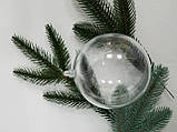 Куля (основа) роз’ємна для новорічної іграшки, 10 см – Ідеальної якості!, фото 6