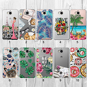 Силіконовий чохол з малюнком для Huawei Y5 2017 / Y6 2017 (new collection)