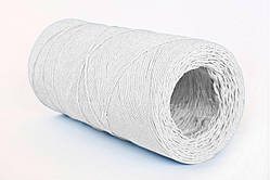 Шпагат полімерний ТЕРПЛАСТ, вага 0,1 кг, довжина 100 м.п., 1000_tex, білий - Польща