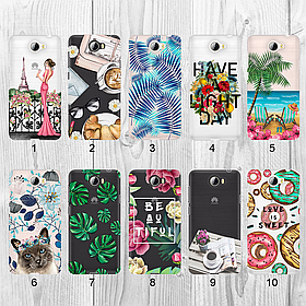 Силіконовий чохол з малюнком для Huawei Y5 II (new collection)