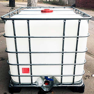 Пластикова ємність на 1000 літрів (Єврокуб)