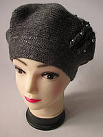 Теплий жіночий берет