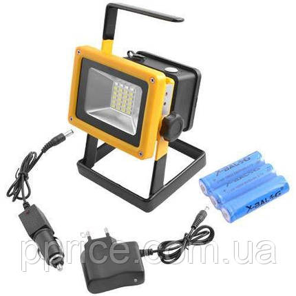 Прожектор ліхтар Bailong BL-204 ручной акумуляторний 100W, фото 3