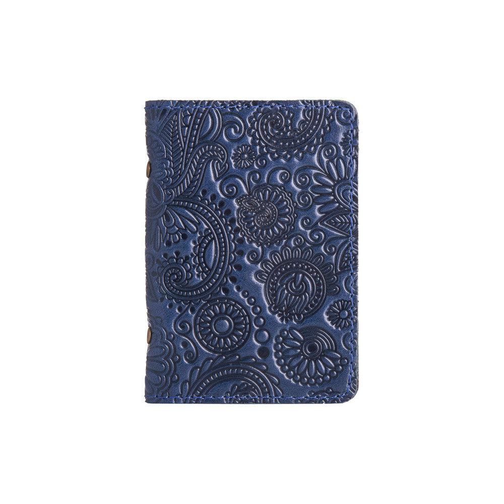 Обкладинка-органайзер шкіряна для документів нового зразка та карт "Мистецтво мехенди", фото 1