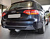 Дифузор спідниця накладка заднього бампера Audi A4 B8 (11-15) рестайл стиль S-line, фото 5