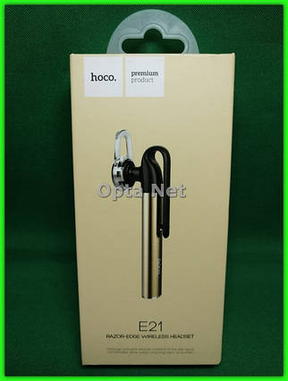 Bluetooth гарнітура Hoco Е21 Gold