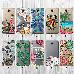 Силіконовий чохол з малюнком для Huawei Y7 2017 / Nova Lite+ (new collection)