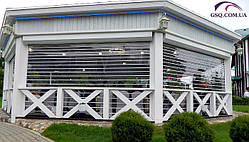 Прозорі захисні ролети з полікарбонату на вікна та двері